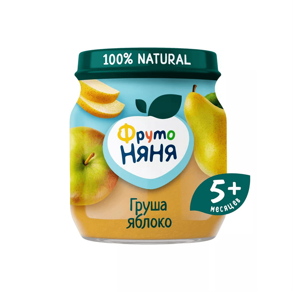 Ֆրուտո նյանյա խյուս  խնձոր տանձ 5 ամս․ 100գր №1