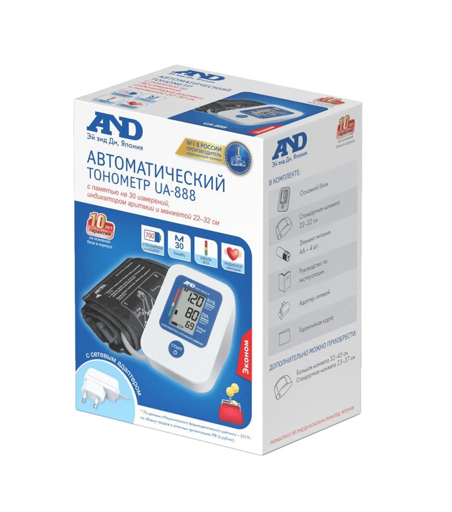 Ճնշաչափ ավտոմատ Էյ Էնդ Դի UA-888 №1