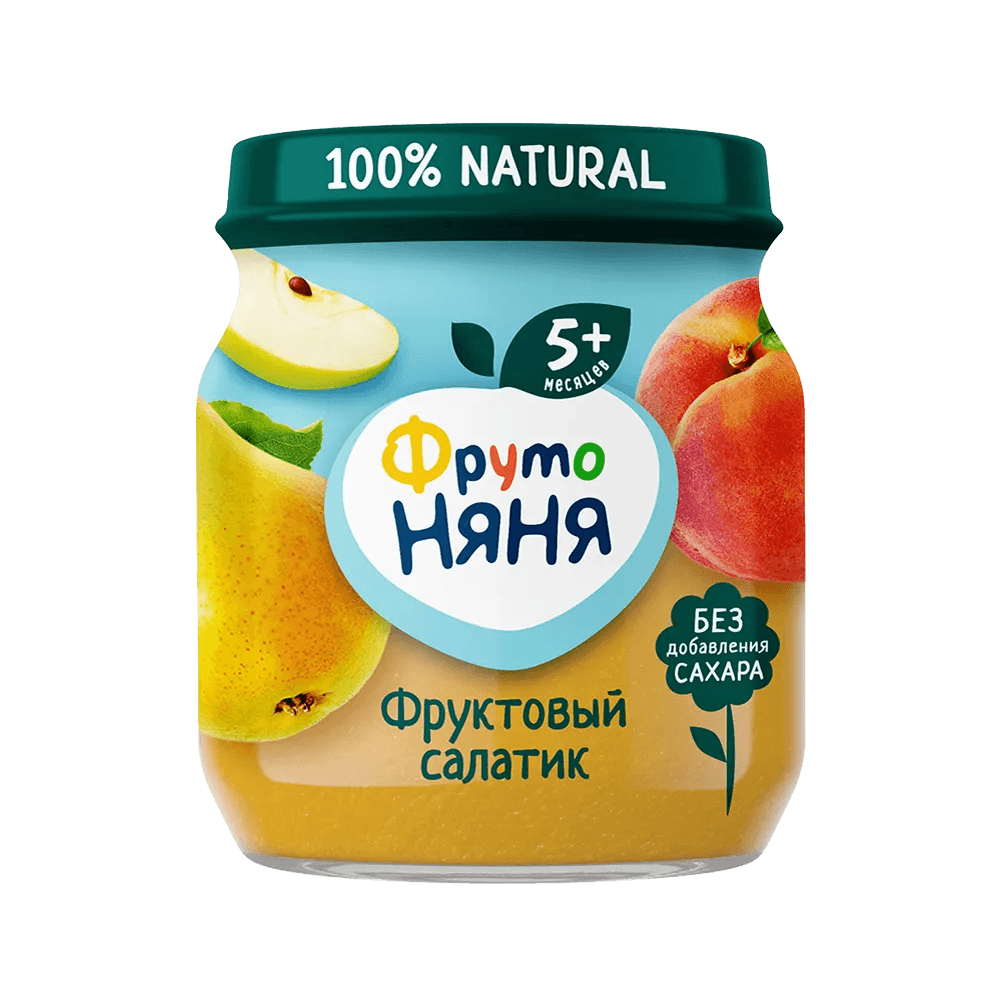 Ֆրուտո նյայա խյուս մրգայի աղցան 5ամս 100գ №1