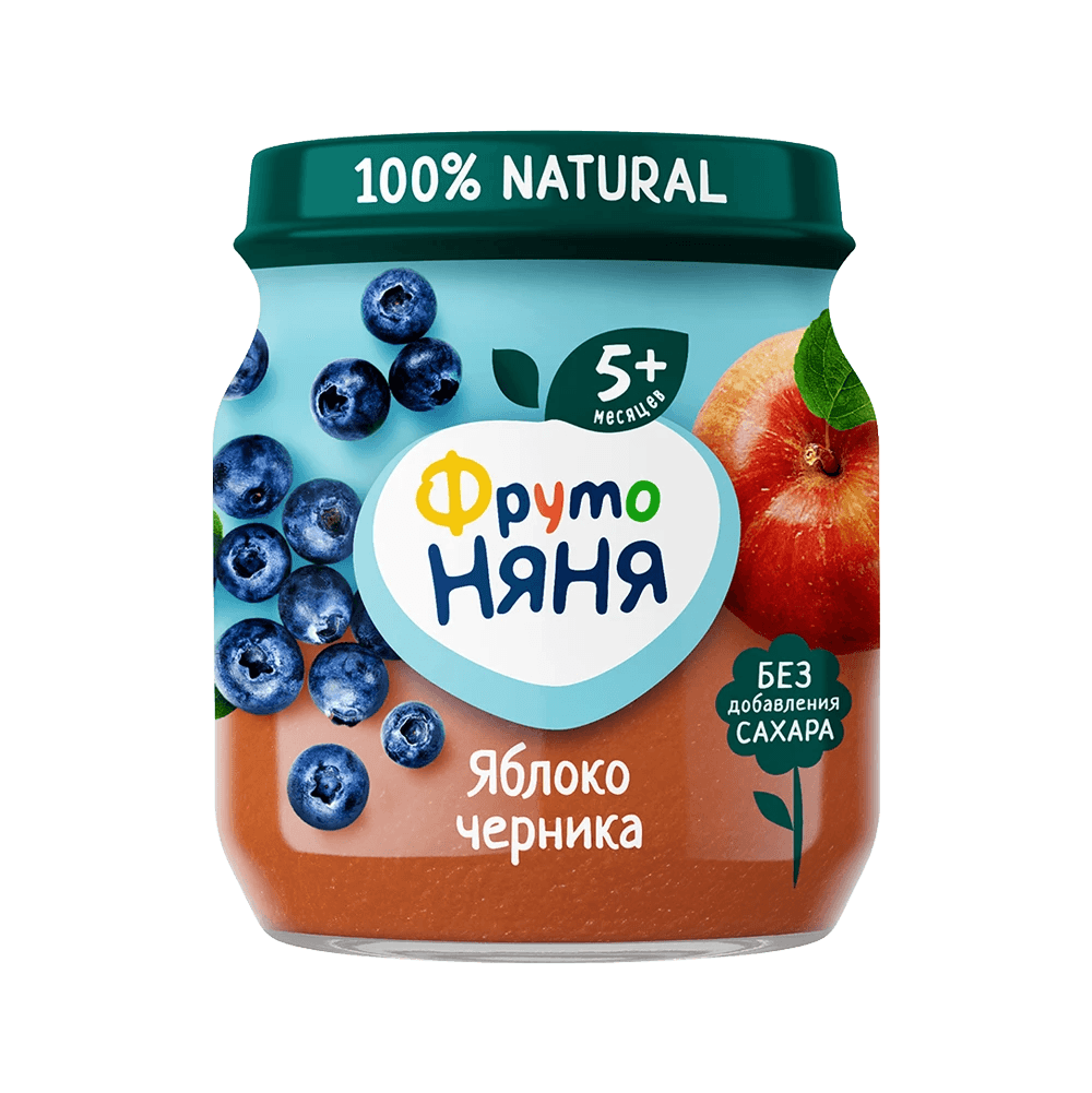 Ֆրուտո նյանյա խյուս խնձոր հապալաս 5 ամս 100գ №1