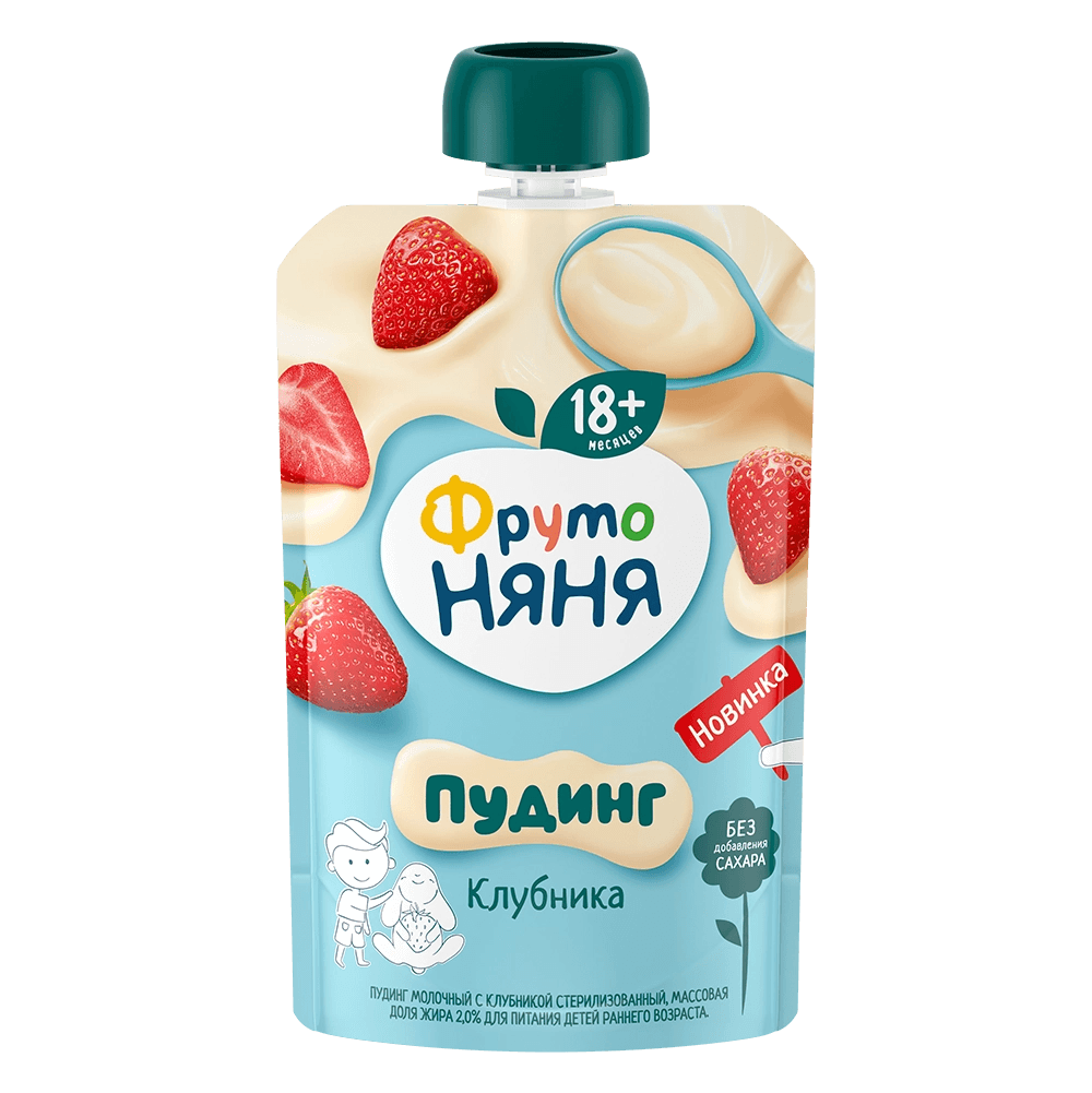 Ֆրուտո պուդինգ խյուս ելակ 90գ №1