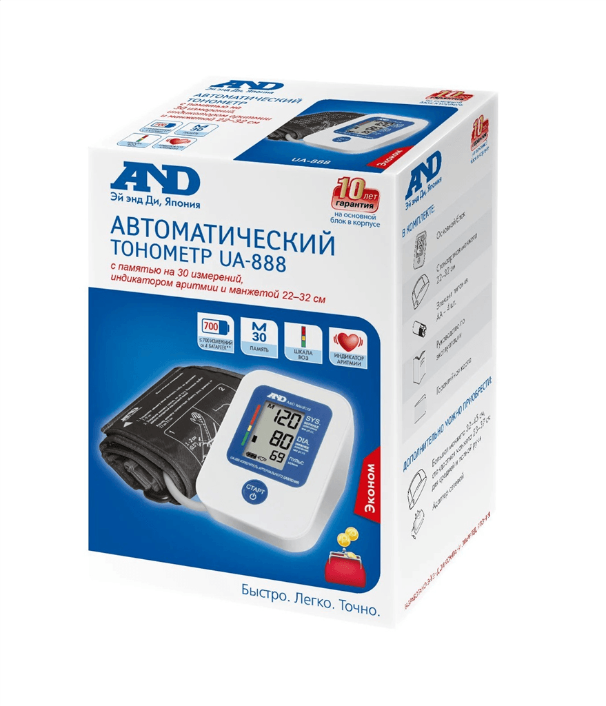 Ճնշաչափ ավտոմատ Էյ Էնդ Դի UA-888 №1