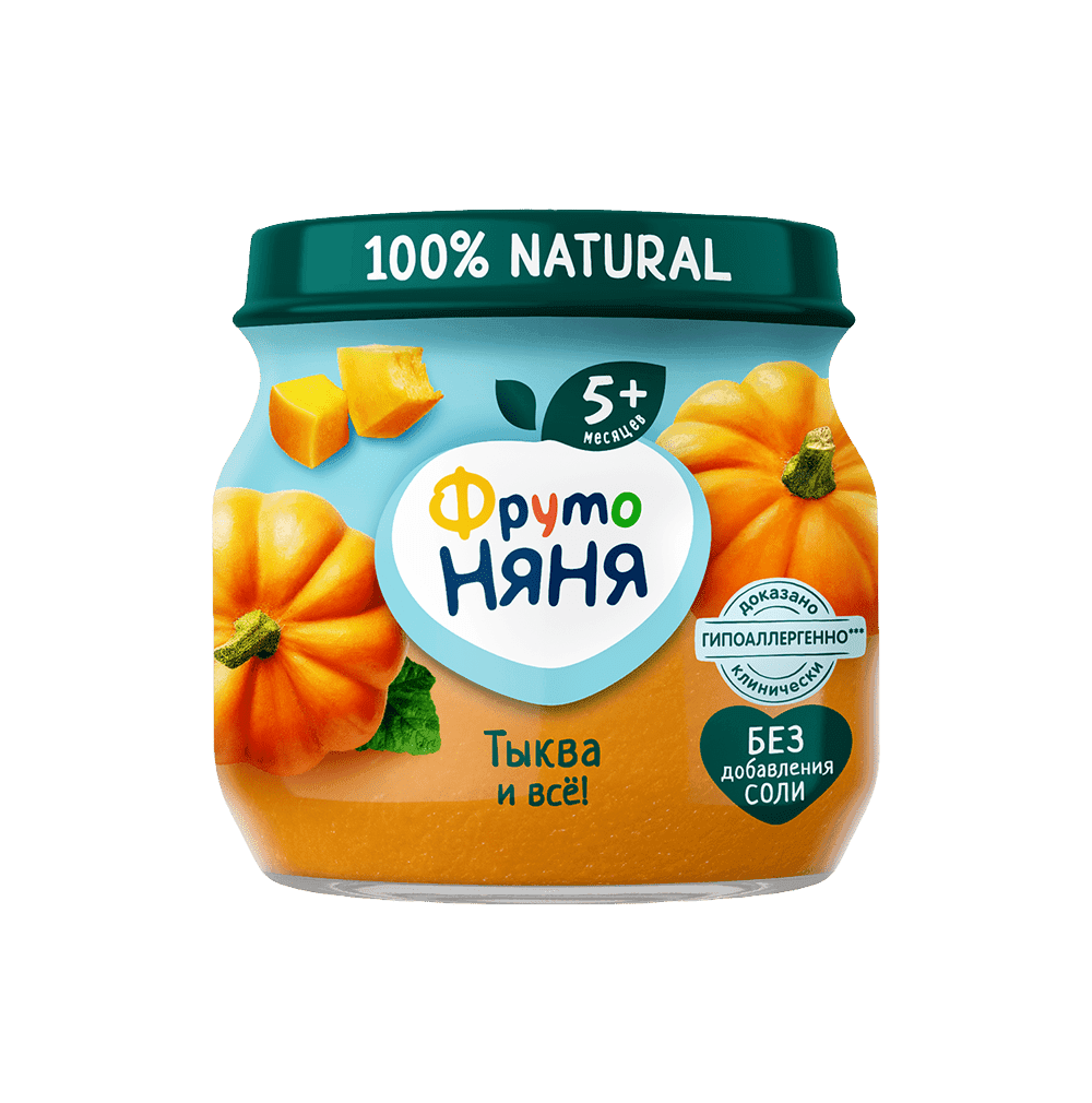 Ֆրուտո նյանյա խյուս դդում 5ամս. 80գ. №1