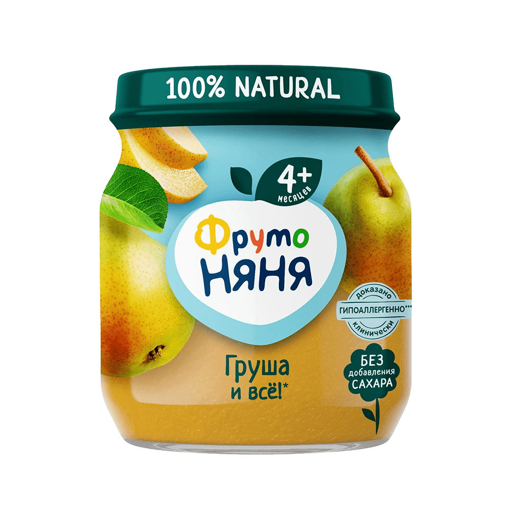 Ֆրուտո նյանյա խյուս տանձ 4 ամս․ 100գ №1