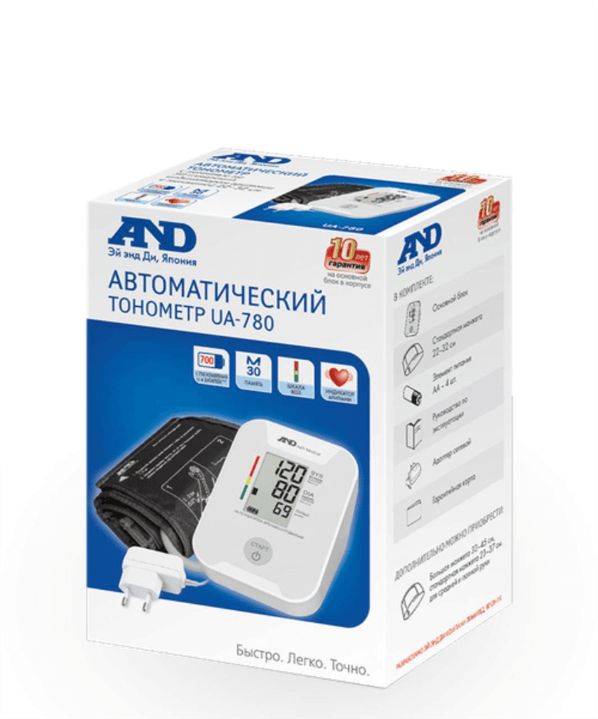 Ճնշաչափ ավտոմատ Էյ Էնդ Դի UA-780 ադապտերով №1