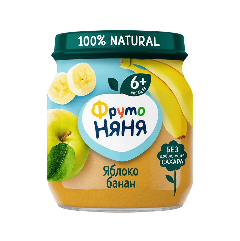 Ֆրուտո նյանյա խյուս խնձոր բանան 6 ամս․ 100գ №1