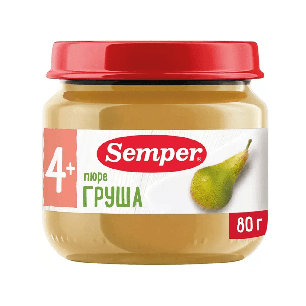 Սեմպեր խյուս տանձ 4ամս 80գ №1