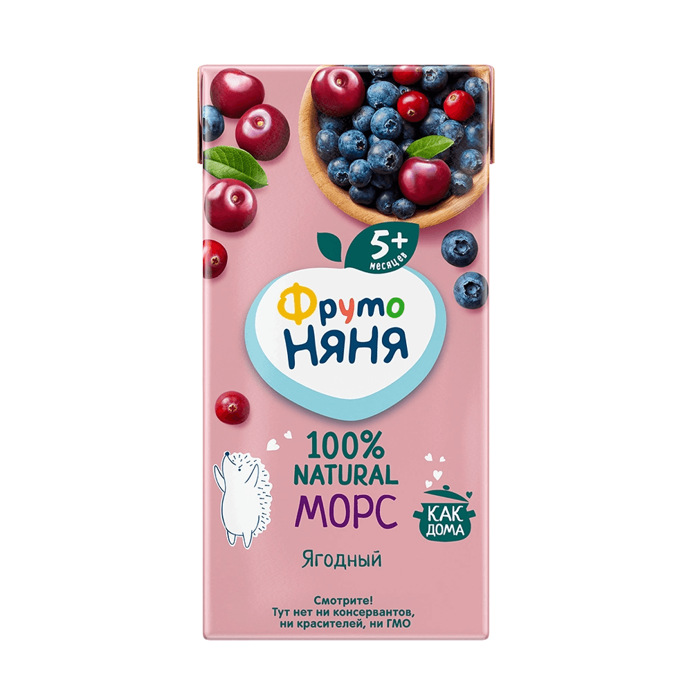 Ֆրուտո նյանյա մորս հատապտուղ 5 ամս․ 200մլ №1