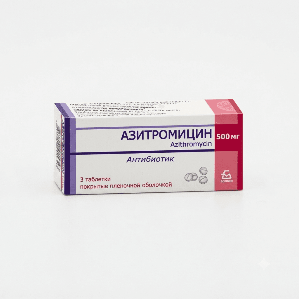 Ազիտրոմիցին դհտ 500մգ №3