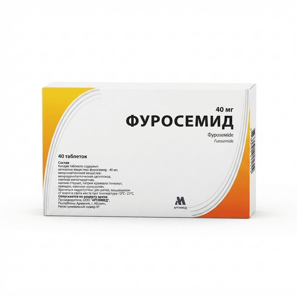 Ֆուրասեմիդ դեղահաբ 40մգ №40