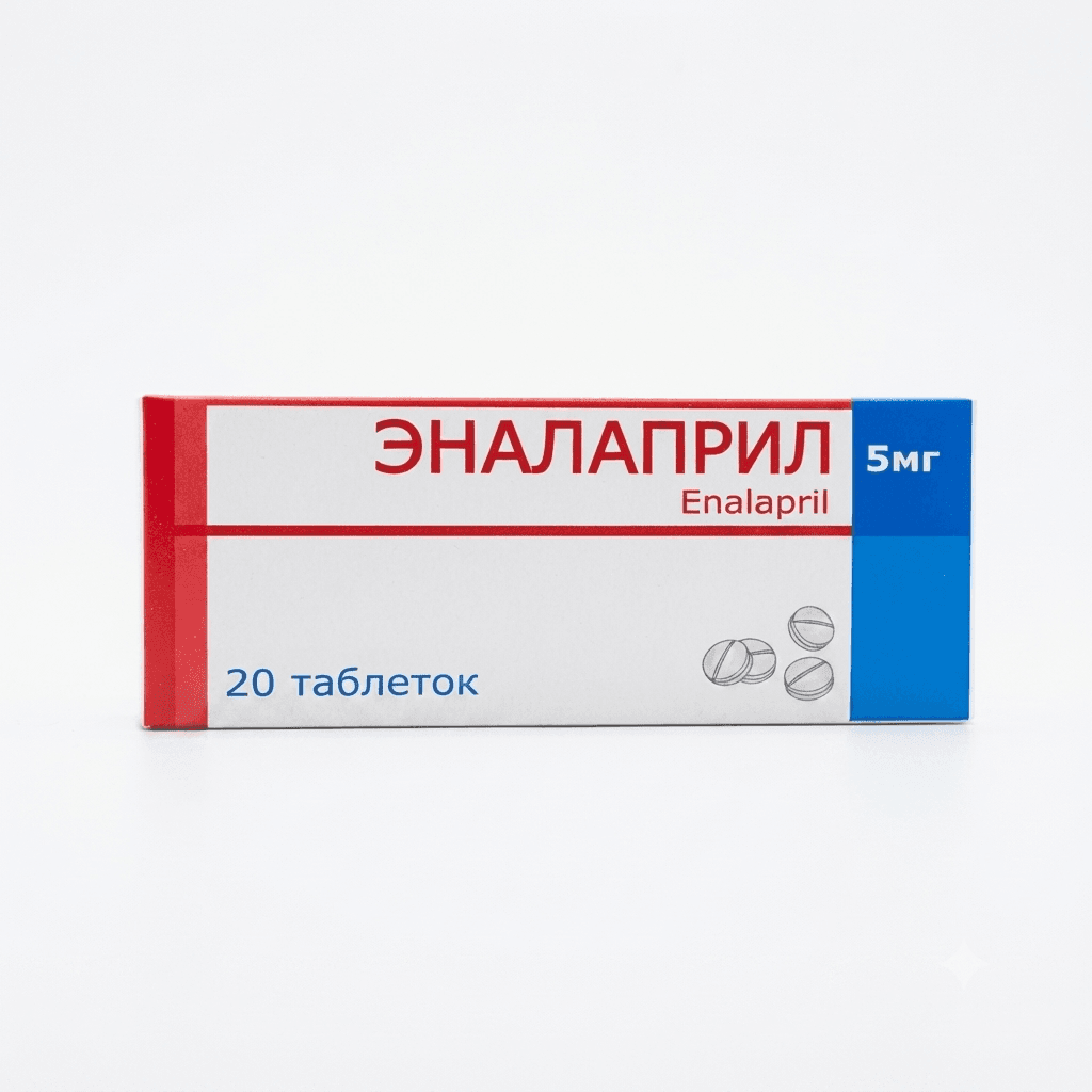Էնալապրիլ դեղահաբ 5մգ №20