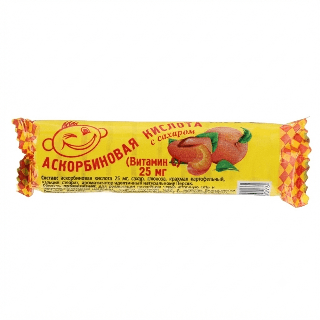Ասկորբինկա դհտ ծամովի (դեղձի համով) 25մգ x10 №1
