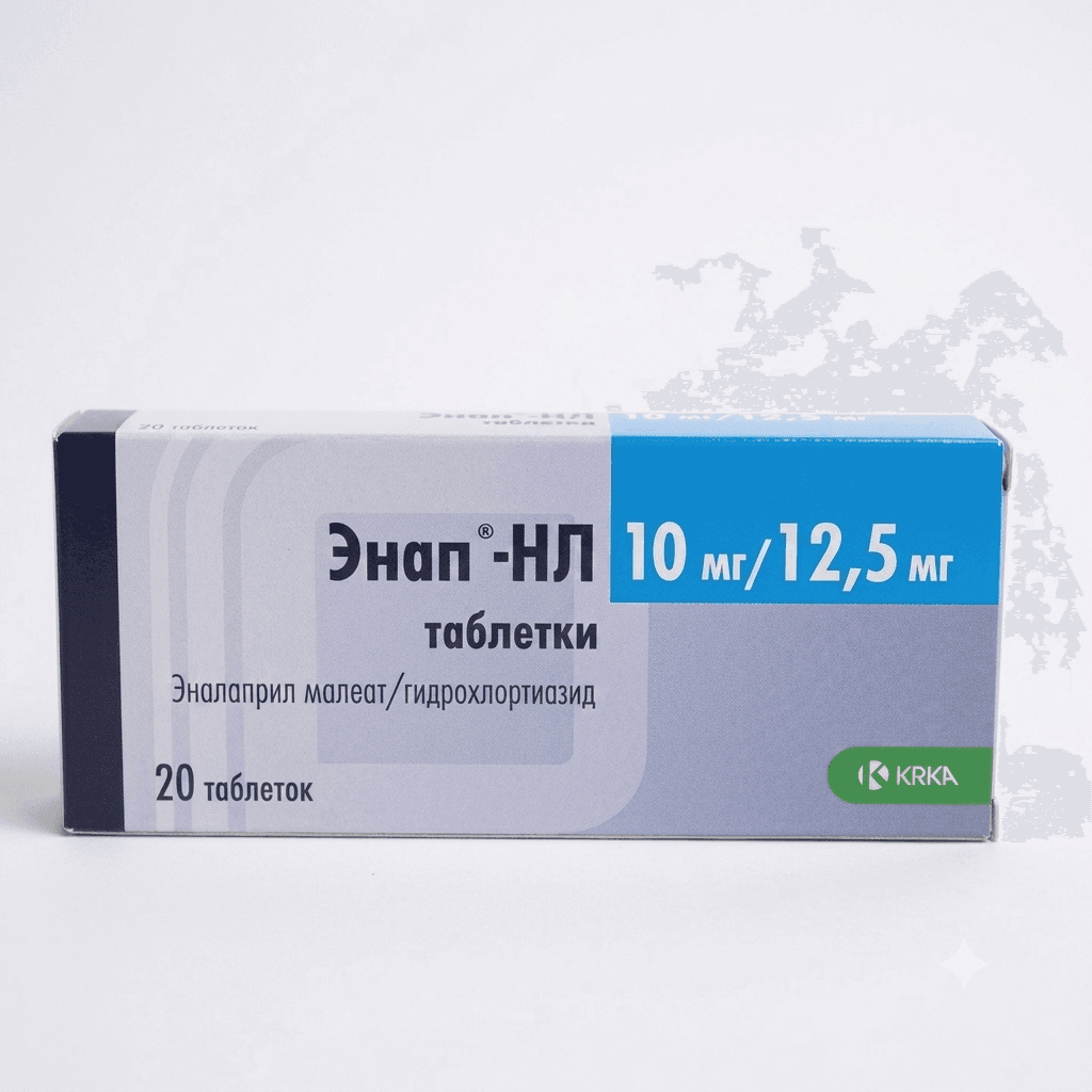 Էնապ ՀԼ դեղահաբ 10մգ/12,5մգ №20