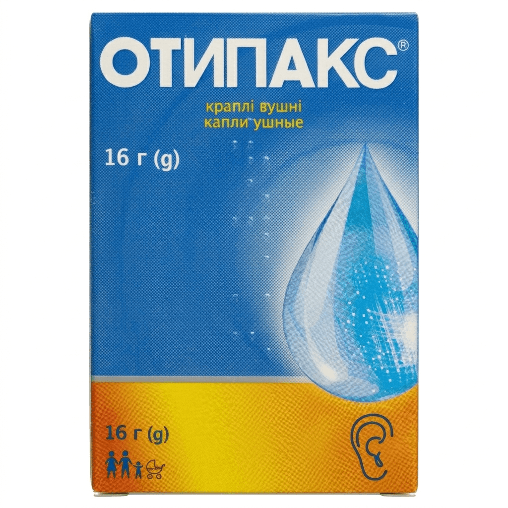 Օտիպաքս ականջի կաթիլ 16մլ №1