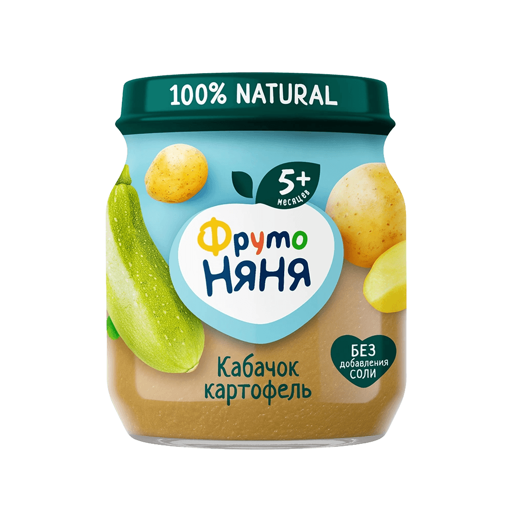 Ֆրուտո նյանյա խույս դդմիկով և կարտոֆիլով 5 ամս․ 110գ №1