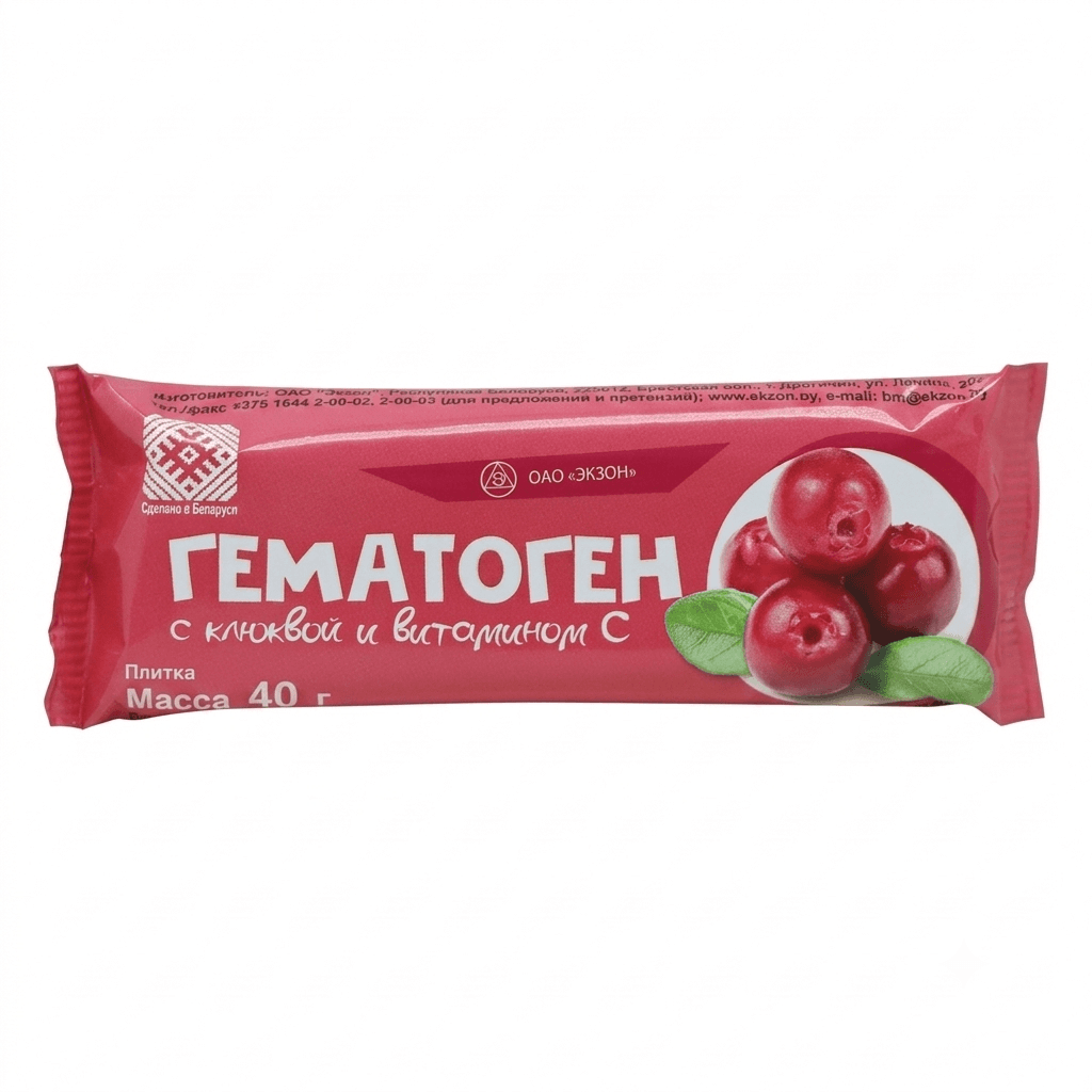 Հեմատոգեն կլյուկվայով և վիտամին C-ով 40գ №1