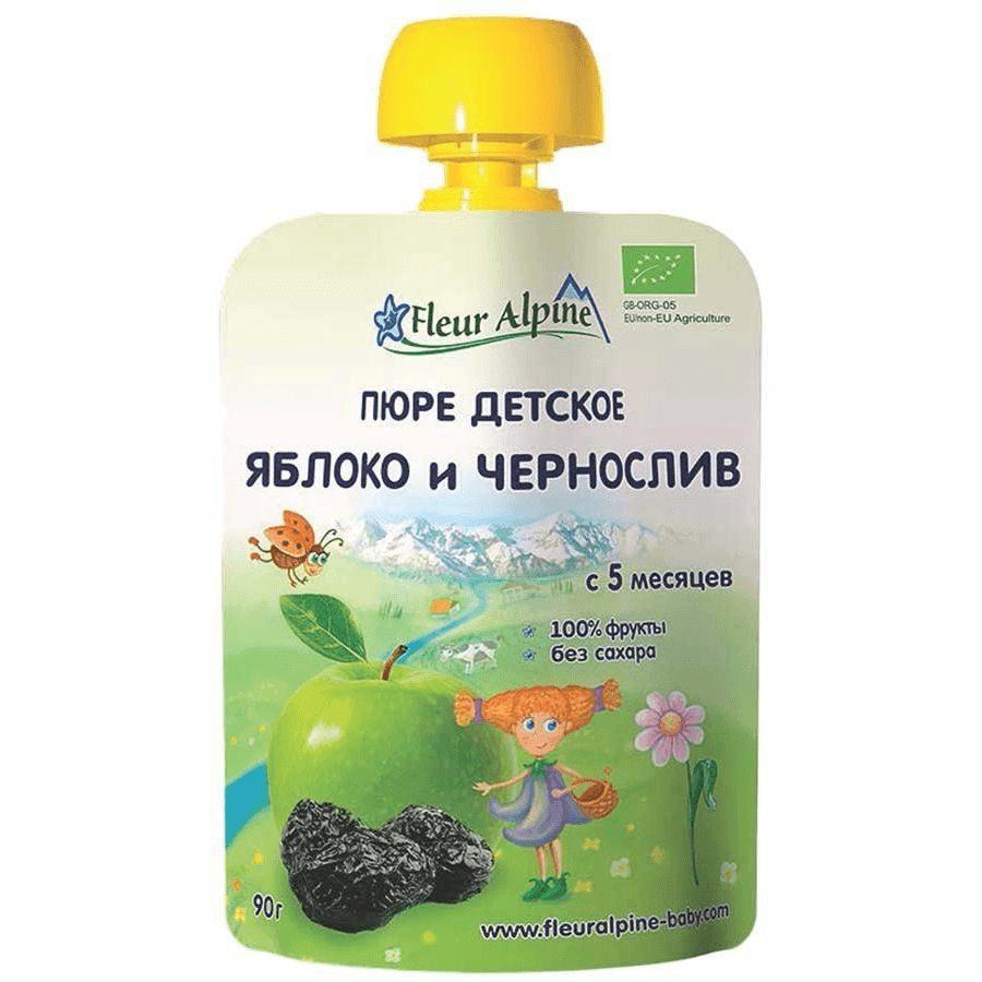 Ֆլուեր Ալպին պաուչ խնձոր սալորաչիր 5ամս+ 90գ №1