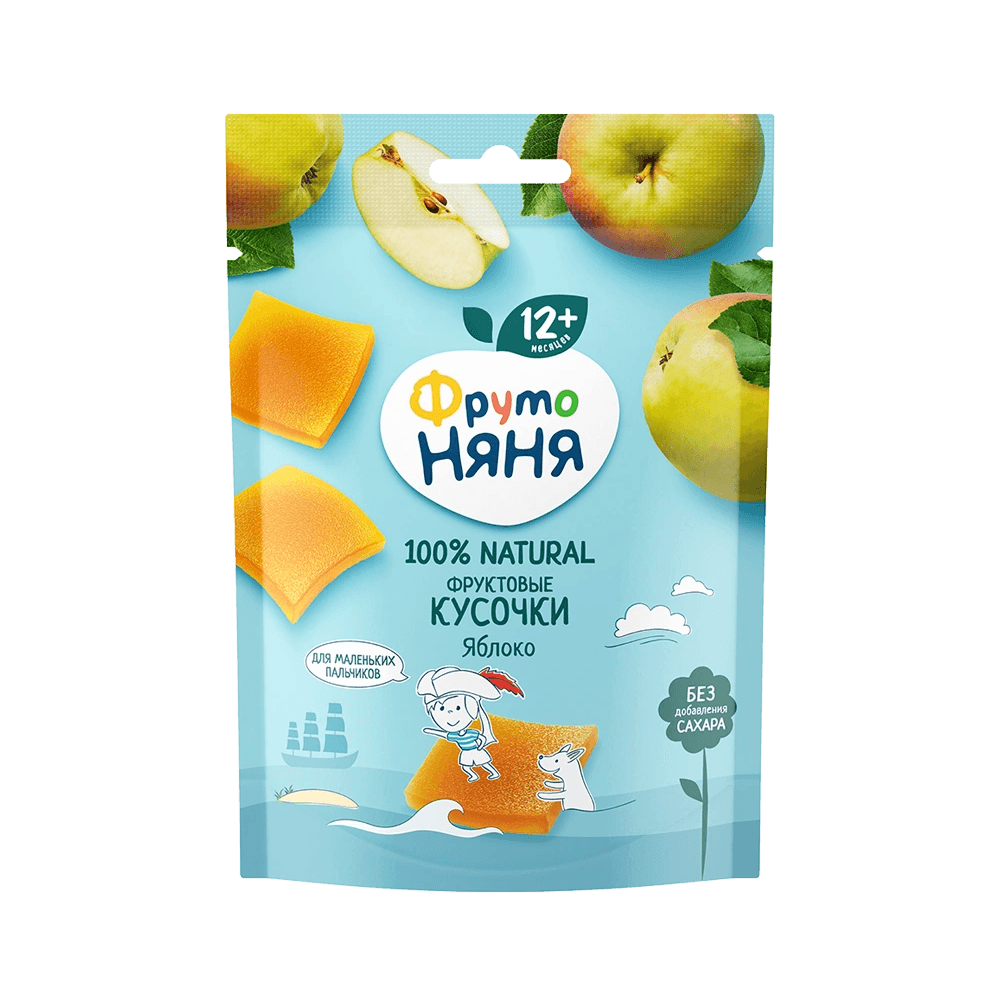 Ֆրուտոնյանյա մրգային կտորներ խնձոր 12ամս 53գ №1
