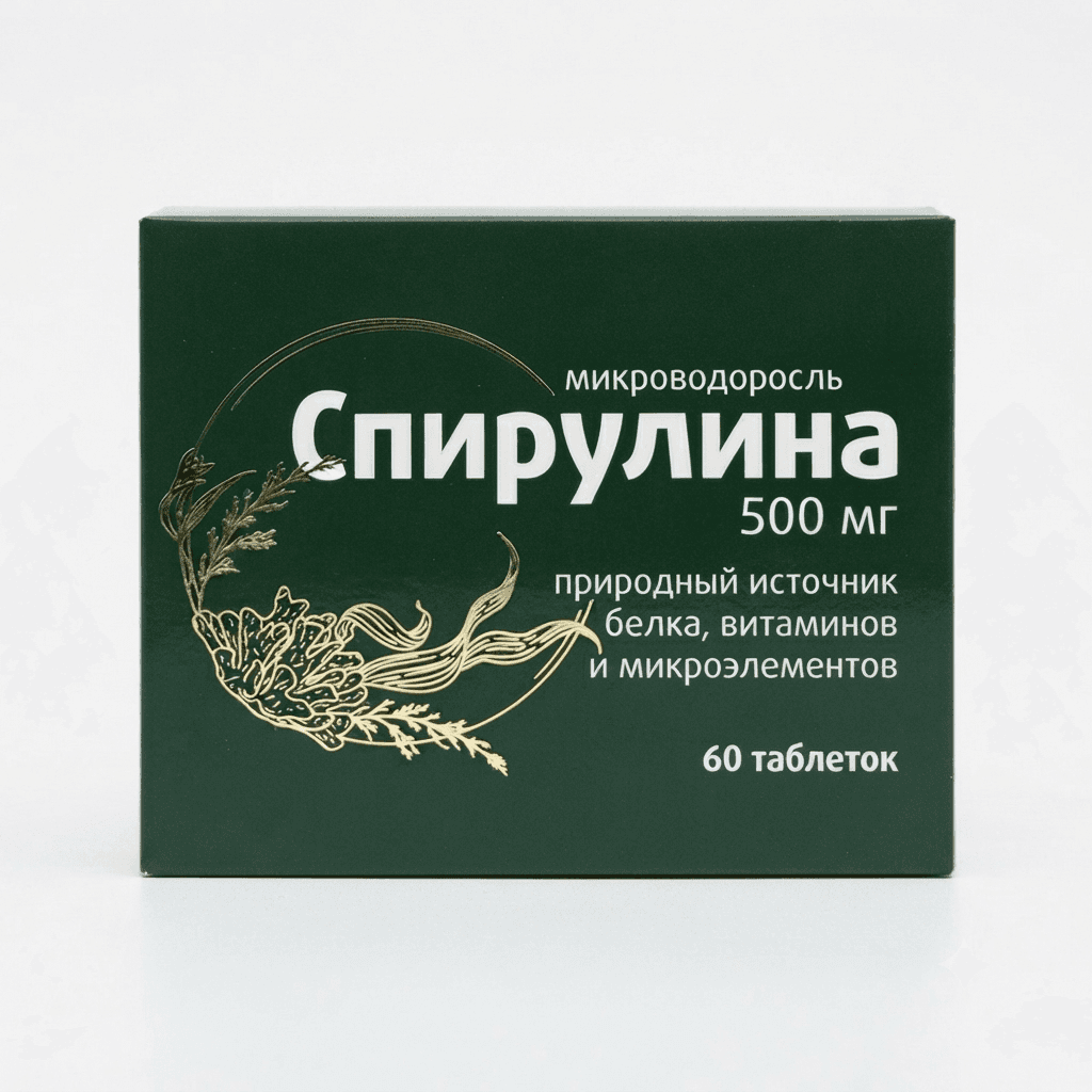 Սպիրուլինա դհտ թ/պ 500մգ №60