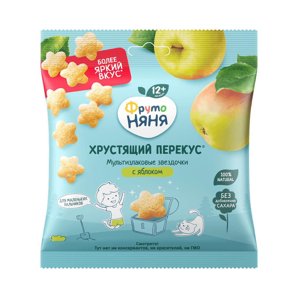 Փչակներ մուլտիհացահատիկային խնձորի 21գր №1
