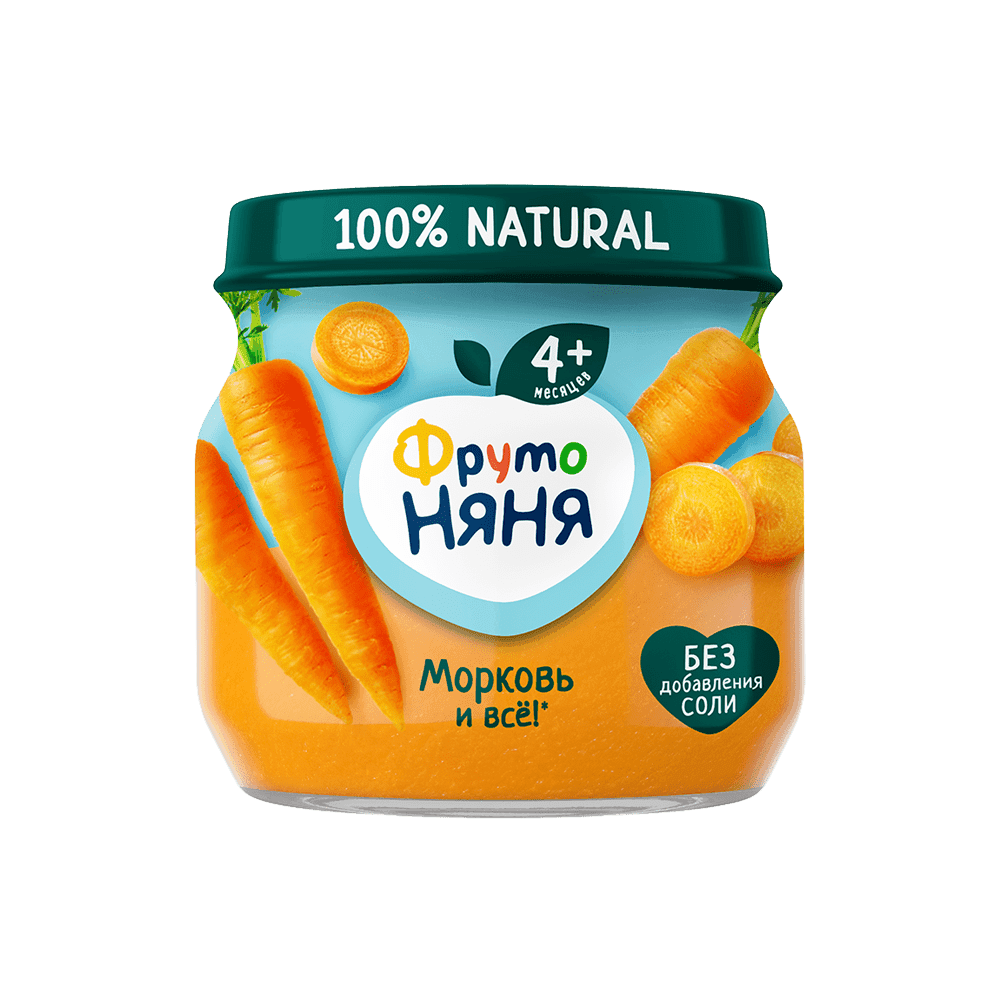 Ֆրուտո նյանյա խյուս գազար 4 ամս․ 80գրամ №1
