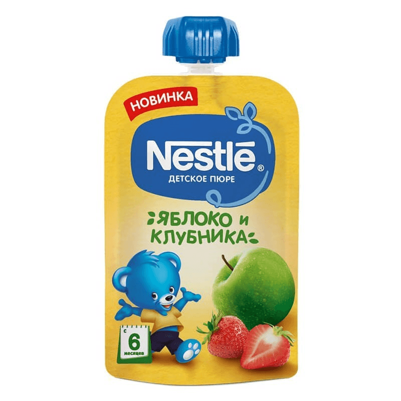 Նեսթլե պաուչ խնձոր ելակ 90գ №1