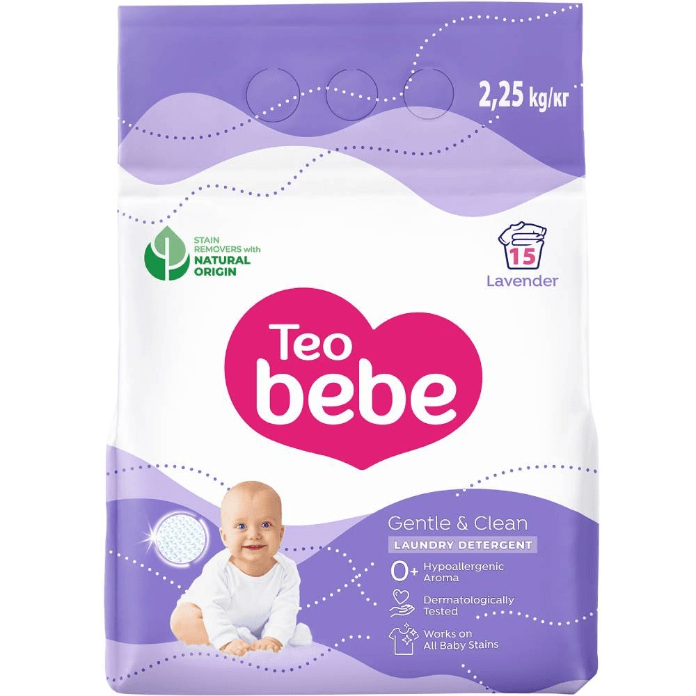 Լվացքի փոշի Տեո բեբե լավանդա 2,25կգ №1