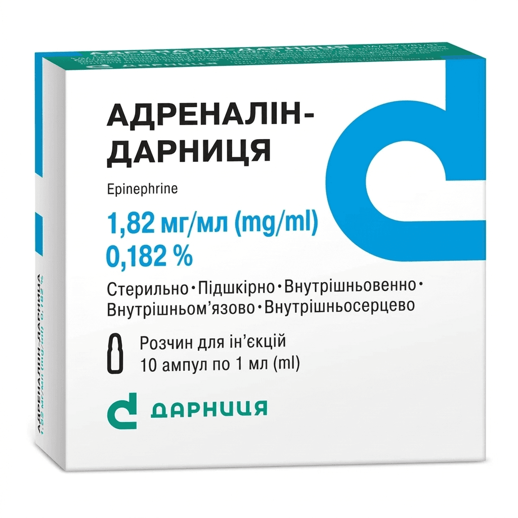 Ադրենալին–Դարնիցա սրվակ 0.182% 1մլ №10