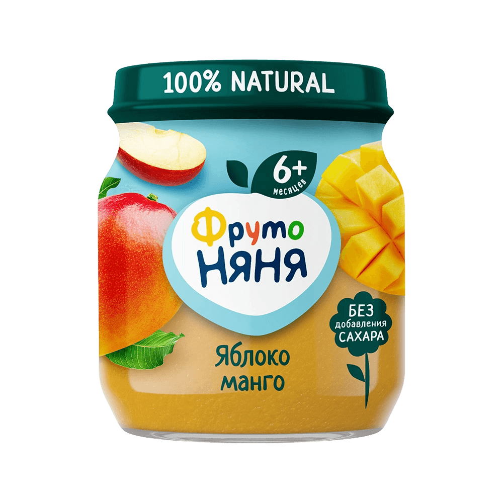 Ֆրուտո նյանյա խյուս խնձոր մանգո 6ամս. 100գրամ №1