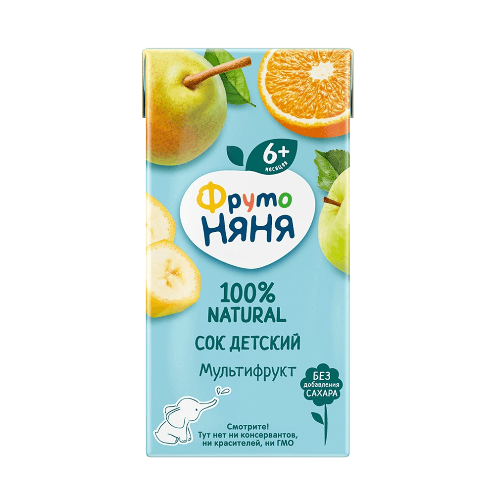 Ֆրուտո նյանյա հյութ մուլտիֆրուկտ 6 ամս․ 200մլ №1