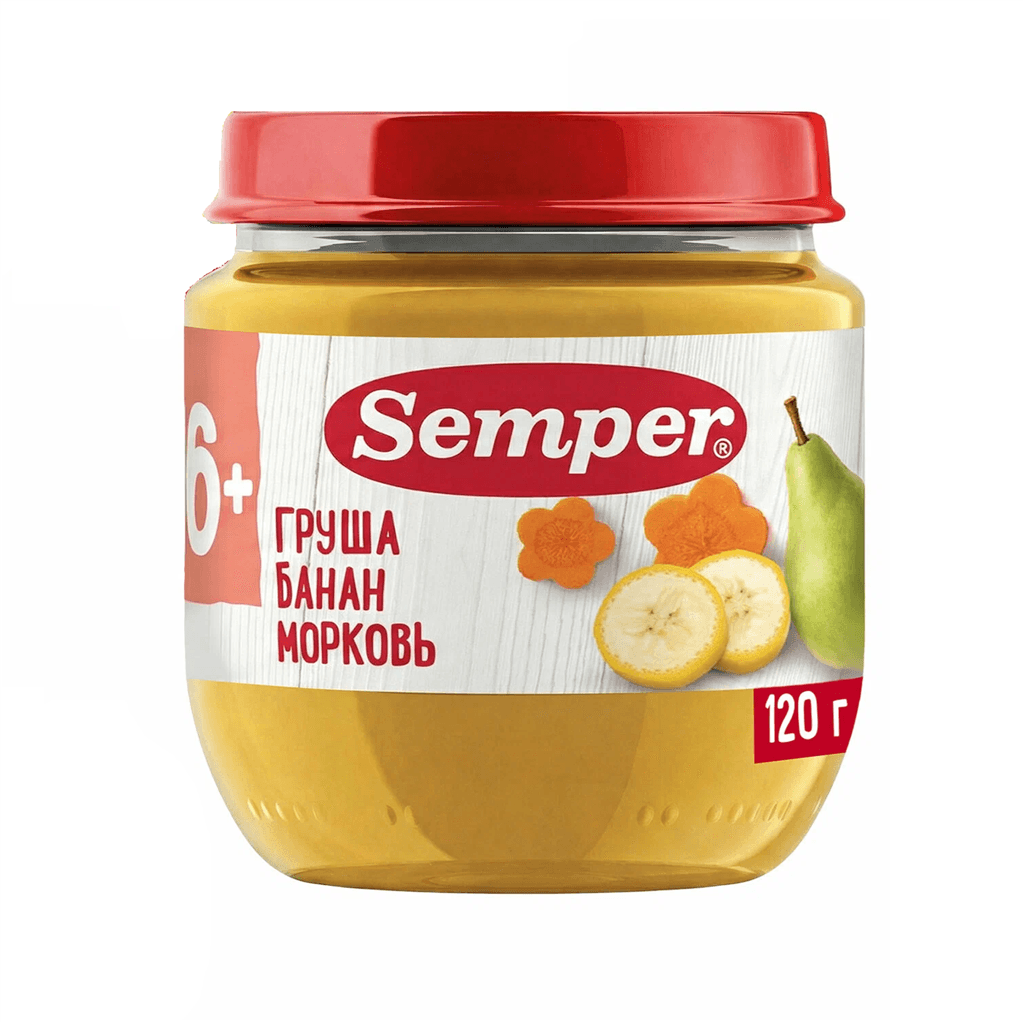 Սեմպեր խյուս տանձ 6ամս 120գ №1
